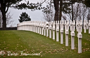Cementerio estadounidense junto a Omaha Beach, Colleville-sur-mer, Francia